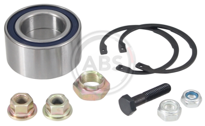 Wheel bearing kit  A.B.S. 200007 for front axle of Fiat,Seat,VW, 191 498 625A, 191.498.625A,713 6101 00,VKBA 1358,R154.28
