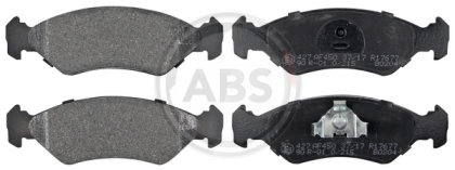 A.B.S.  36707  Brake Pad Set, disc brake for front axle of Ford 1013843,1659938