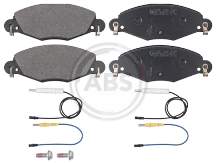 A.B.S.  37285  Brake Pad Set, disc brake for front axle of Citroen 1617274180,4252.16
