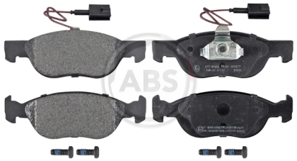 A.B.S.  37013  Brake Pad Set, disc brake for front axle of Alfa Romeo,Fiat,Lancia,71752995 71770955