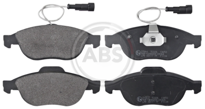 A.B.S.  37064  Brake Pad Set, disc brake for front axle of Alfa Romeo,Lancia,6001073148 ,6001073151