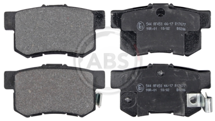A.B.S.  36757  Brake Pad Set, disc brake for rear axle of Fiat,Honda,MG,Rover,Suzuki,06430S2A000,71750931,GBP 90331AF