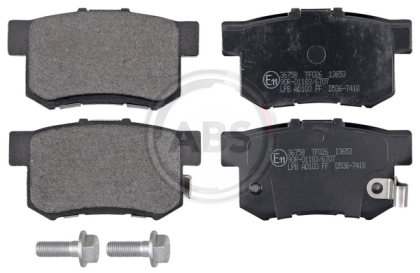 A.B.S.  36758  Brake Pad Set, disc brake for rear axle of Honda,Suzuki,06430-S3N-E50 5580057L50