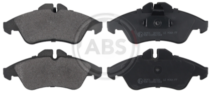 A.B.S.  36901  Brake Pad Set, disc brake for front axle of Mercedes-Benz,VW,002 420 39 20,2D0 698 151