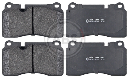A.B.S. 37614 комплект дискови спирачни накладки, дискови спирачки за предна ос на Audi,Seat,VW,7L6 698 151E, 7L6 698 151G