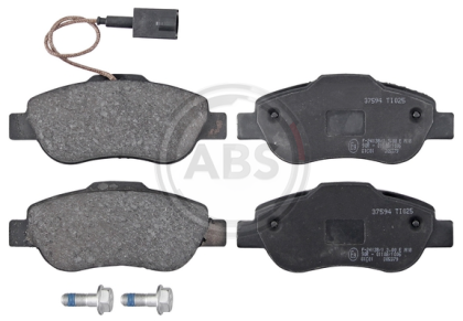 A.B.S. 37594 brake pad set, disc brakes for front axle of Citroen, Fiat, Ford, Peugeot,425496 ,9S512K021AA