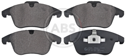 A.B.S. 37568 brake pad set, disc brakes for front axle of Ford, Land Rover, Volvo,1379971, 1427386