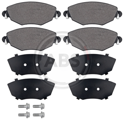 A.B.S. 37215 brake pad set, disc brakes for front axle of Ford, Jaguar,1121894, 1126718
