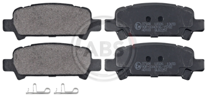 A.B.S. 37164 brake pad set, disc brakes for rear axle of  Subaru, Toyota,26696-FA010, 26696-FC001