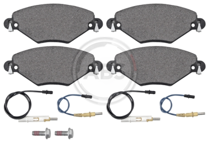 A.B.S. 37277 brake pad set, disc brakes for front axle of Citroen 1611456480, 1617257180