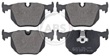 A.B.S. 36715 brake pad set, disc brakes for rear axle of Alpina, BMW, Land Rover, Mazerati