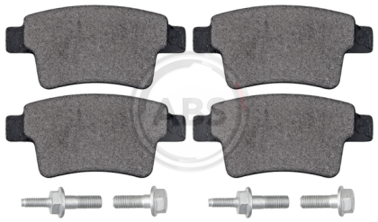 A.B.S. 37597 brake pad set, disc brakes for rear axle of Citroen 1611141080, 4253.71