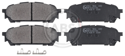 A.B.S. 37611 brake pad set, disc brakes for rear axle of Subaru 26696-FE050, 26696FE040