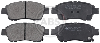 A.B.S. 37135 brake pad set, disc brake for front axle of Toyota 04465-52052, 04465-52070
