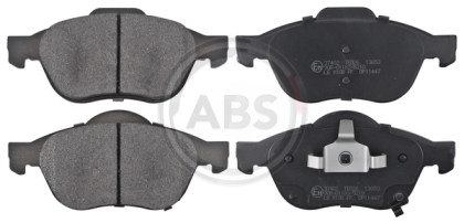 A.B.S. 37402 brake pad set, disc brake for front axle of Toyota 04465-05080, 04465-05090