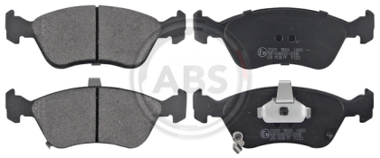 A.B.S. 37029 brake pad set, disc brakes for front axle of Toyota 04465-05040, 04465-05042