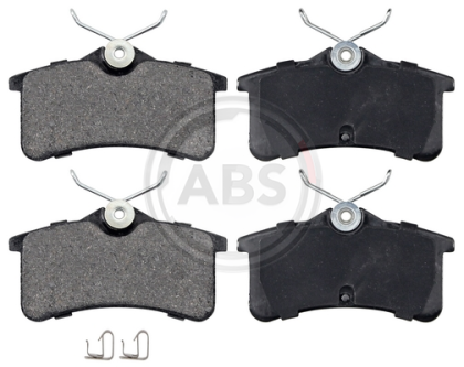 A.B.S. 37270 brake pad set, disc brake for rear axle of Toyota 04466-02010, 04466-02060