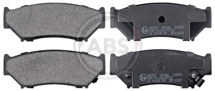 A.B.S. 36852 brake pad set, disc brakes for front axle of Geo, Suzuki,55200-56831, 5520056B40