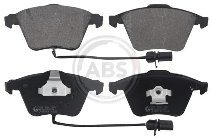 A.B.S. 37428 brake pad set, disc brake for front axle of Audi,Seat,4B0 698 151AD, 4B0698151AD