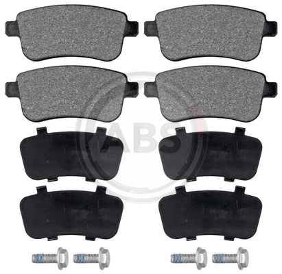 A.B.S. 37732 brake pad set, disc brakes for rear axle of Renault 440601416R, 440603558R