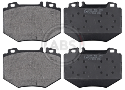 A.B.S. 37480 brake pad set, disc brake for front axle of Mercedes-Benz 003 420 33 20, 003 420 61 20