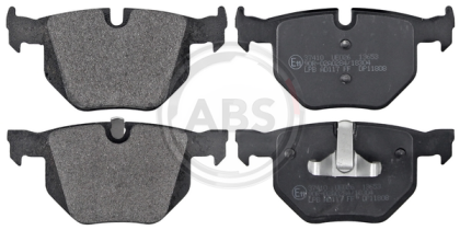 A.B.S. 37410 brake pad set, disc brake for rear axle of BMW 34 21 6 769 105, 34 21 6 775 678