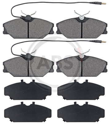 A.B.S. 36769 brake pad set, disc brake for front axle of Renault 410601531R, 7701203730