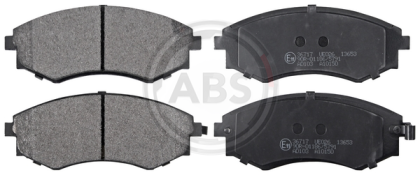 A.B.S. 36717 brake pad set, disc brake for front axle of Daewoo,Hyundai,Kia,Nissan,SsangYong,4813005010, 58101-28A00