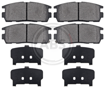 A.B.S. 37583 brake pad set, disc brake for rear axle of Chevrolet,Opel,1605123, 4817791