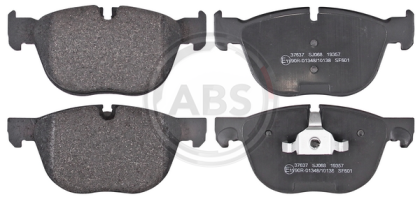 A.B.S. 37637 brake pad set, disc brake for front axle of BMW 34 11 6 778 401, 34 11 6 778 402