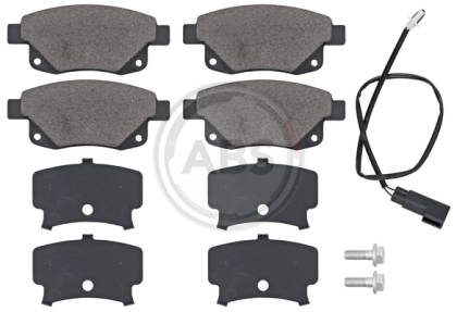 A.B.S. 37560 brake pad set, disc brake for rear axle of Ford 1371454, 1433958
