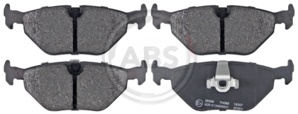 A.B.S. 36908 brake pad set, disc brake for rear axle of BMW 34 21 1 163 395, 34 21 6 761 252