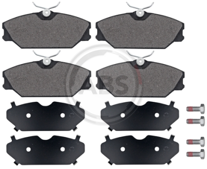 A.B.S. 37138 brake pad set, disc brake for front axle of Renault 7701206379, 7701209380