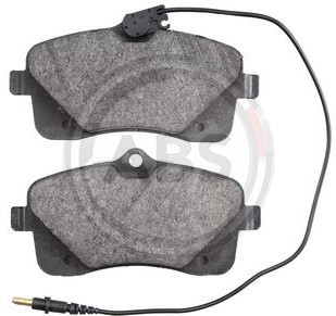 A.B.S. 37858 brake pad set, disc brakes for front axle of  Peugeot 425478