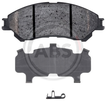 A.B.S. 35031 brake pad set, disc brakes for front axle of Suzuki 5581061M01, 5581061M02