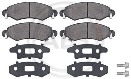 A.B.S. 37612 brake pad set, disc brakes for front axle of Opel,Subaru,Suzuki,4704578, 55810-83E00