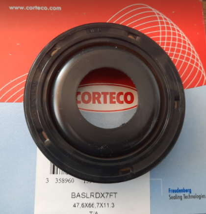 CORTECO  15015977B   BASLRDX7FT Simmerring (ASW RD- right helix)  47.6x66.7x11.3 PTFE for camshaft of FORD TRANSIT