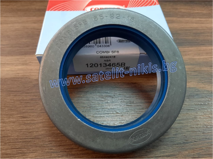 Oil seal COMBI SF6  65x92x18 NBR/CORTECO for differential of CARRARO 139102; DANA 3428314M1; LANDINI 3428314M1; MASSEY FERGUSON 3428314M1; NEW HOLLAND 86027147,CORTECO 12013465B