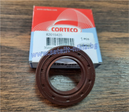 CORTECO  12015425B BASLRDX7 Simmerring (ASW RD - right helix)  25x42x7  FKM for camshaft of DACIA;MITSUBISHI;NISSAN;OPEL;RENO