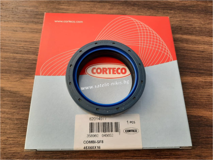 Oil seals COMBI SF8  45x60x16NBR /CORTECO, Carraro 144485 ,Claas 6000104562,6000104562, Corteco 12014977, John Deere ER144485,CORTECO 12014977B