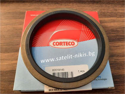 CORTECO 12019145B    RWDR-K7 Simmerring/CASSETTE/  80x100x12/13.7  NBR, for stub axle of DEUTZ-FAHR;HURLIMANN;LAMBOGHINI;SAME