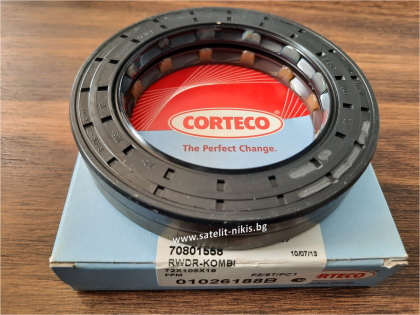  CORTECO 01026188B  BF Simmerring /COMBI/  72x105x19  FKM  for differential,transfer case of MANN,MERCEDES-BENZ