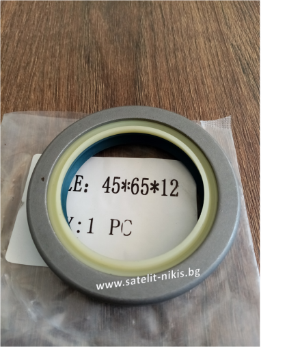 Oil seal COMBI  45x65x12 NBR KDIK/China  за  диференциал CASE 100529A1, Carraro 123208 ,Claas 03240590,Corteco 12011969 Ford 83983476 ,John Deere AZ39874,ER123208, Massey Ferguson 3011690X ,New Holland 85805991, Renault 6000103016