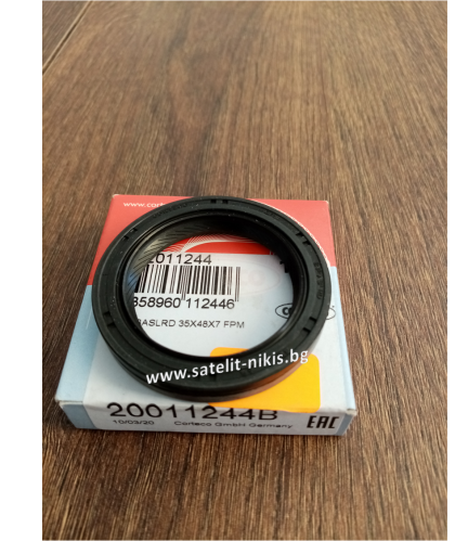  CORTECO   20011244B B1BASLRD Simmerring(A/BS RD дясна посока)  35x48x7  FKM  for camshaft,transmission of ALFA ROMEO;BUICK;DAEWOO;FIAT;GM;OPEL;SAAB