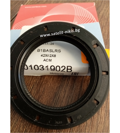  CORTECO 01031902B   B1BASLRD Simmerring (A/BS RD- right helix)  42x62x8 ACM for transmission of Citroen,Mercedes-Benz,Mitshubishi,SKODA