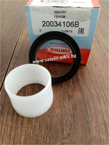 CORTECO  20034106B  RWDRFT Simmerring (ASW OF bidirectional helix)  35x47x7 PTFE/ACM for camshaft,crankshaft of ALFA ROMEO,BMW,CRYSLER,DACIA;FIAT;MERCEDES-BENZ;NISSAN;RENAULT;OPEL;SUZUKI