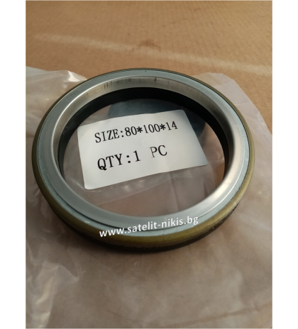 Oil seal (CASSETTE)  80x100x14 NBR KDIK/China 