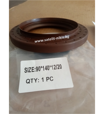 Oil seal BASLX267 Simmerring (ASW with dust lip )  90x140x12/20 NBR KDIK/China  for CASE IH,JOHN DEERE,NEW HOLLAND,ZF