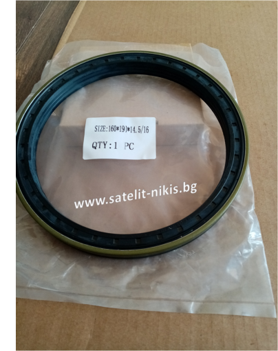 Oil seal (RWDR-KASSETTE) 160x190x14.5/16 NBR KDIK/China 