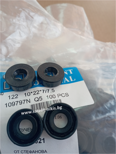 Oil seal   TCV 10x22x7/7.5 NBR SOG/TW , for hydraulik pumps,motors and hydrodynamic couplings